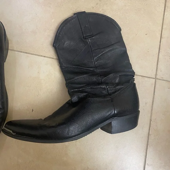Dingo Men’s Black Leather Western Boots 10.5 D